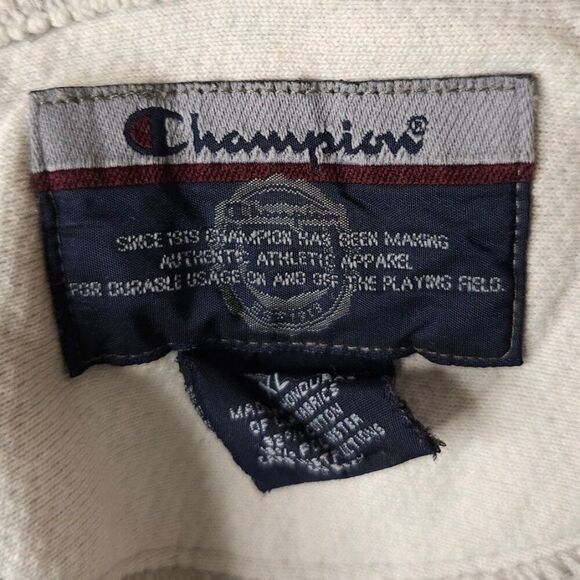 Vintage Syracuse Orange Sweatshirt Hoodie Mens Size XL White Champion Reverse - Picture 9 of 10